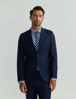 AUDEN WOOL CHECKED SUIT JACKET