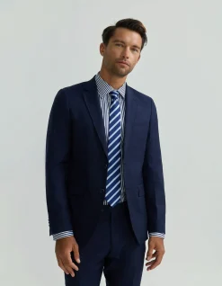 AUDEN WOOL CHECKED SUIT JACKET
