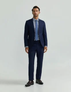 AUDEN WOOL CHECKED SUIT TROUSER