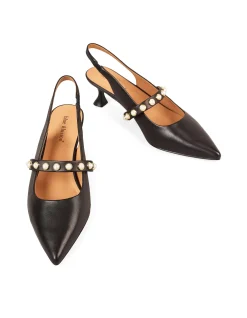 Audrey Kitten Heel - Black