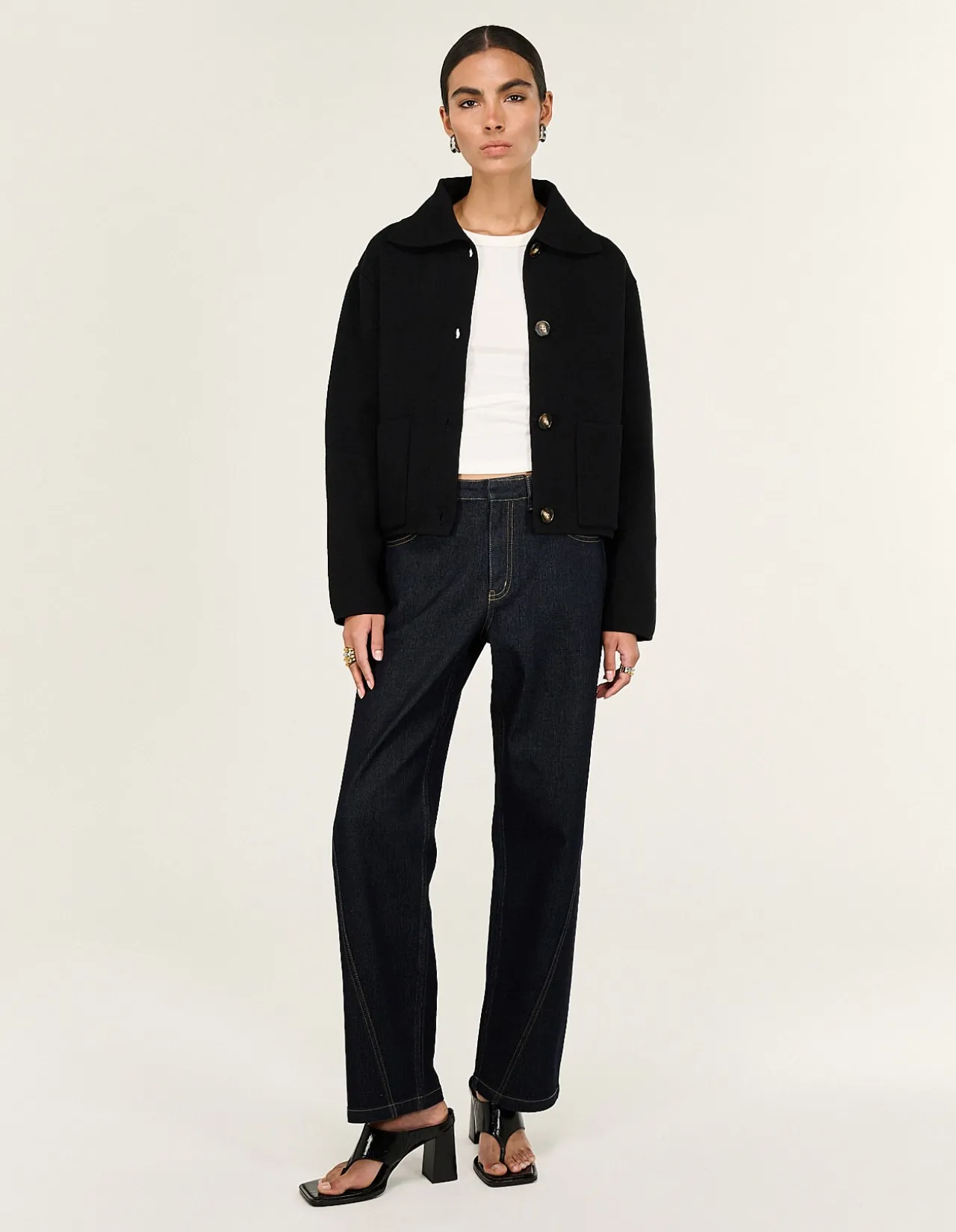 AURA KNIT BARN JACKET