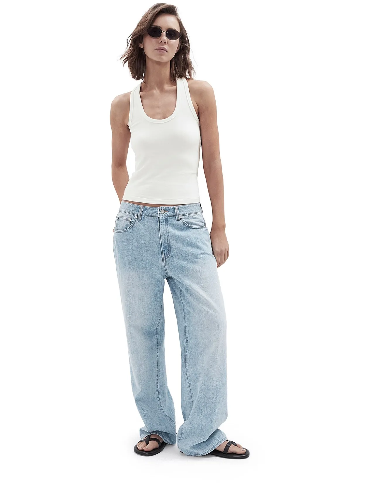 AUS COTTON SCOOP NECK TANK