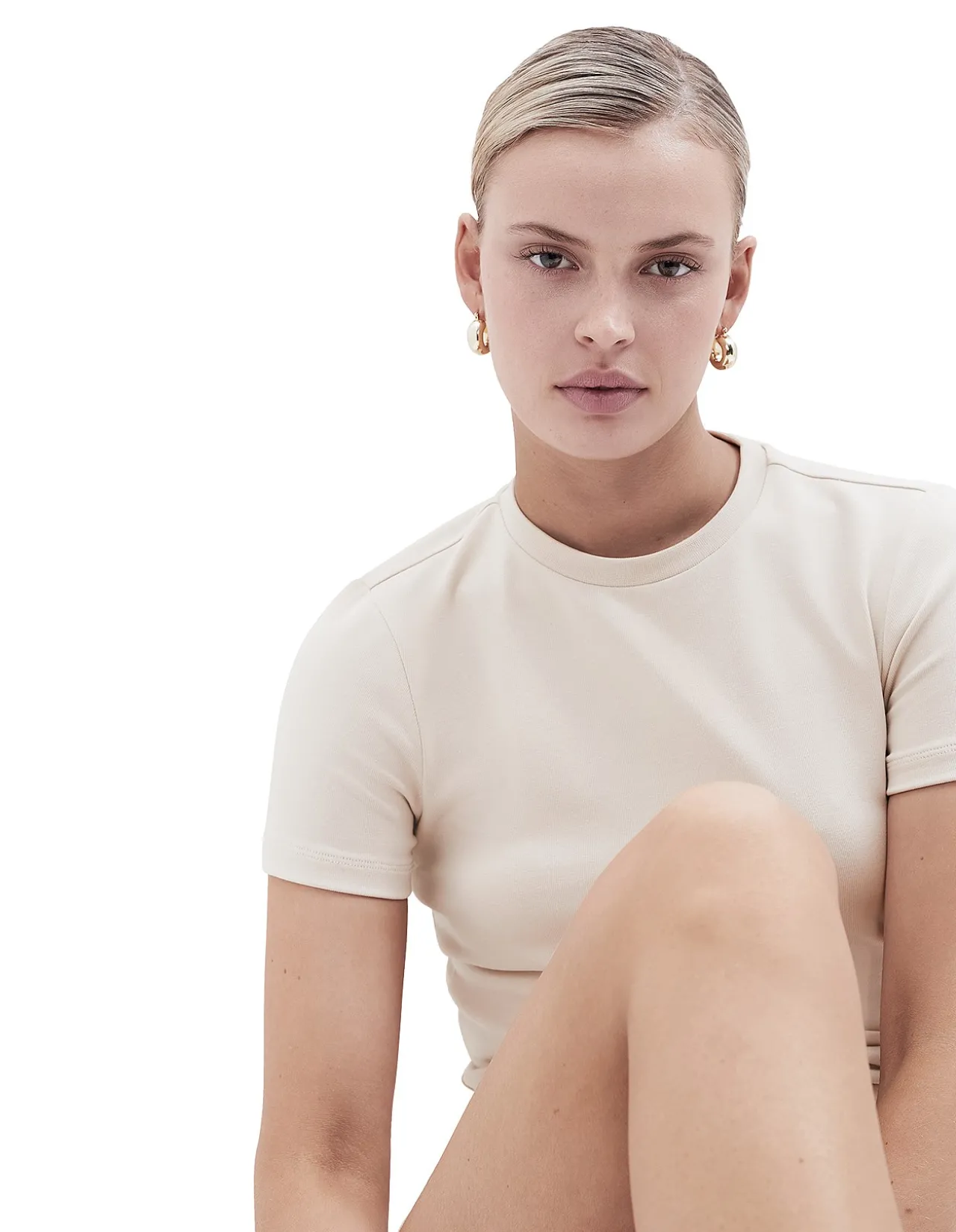 Aus Cotton Fitted Tee