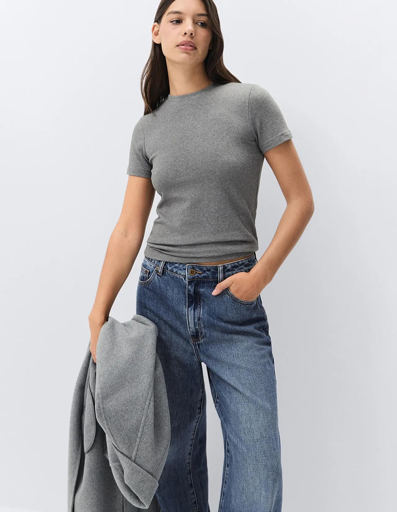 Aus Cotton Fitted Tee