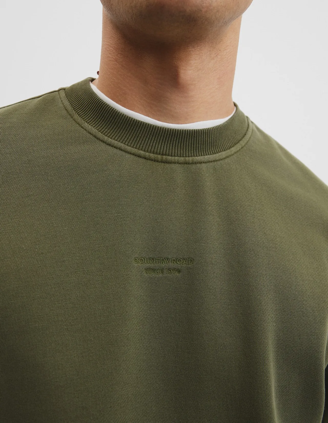 Australian Cotton Garment Dyed Crew Sweat