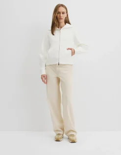 Australian Good Earth Cotton Zip Through Hooded Sweat
