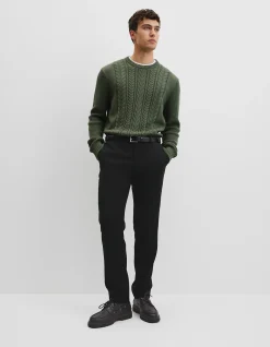 Australian Good Earth Cotton Cable Crew Knit
