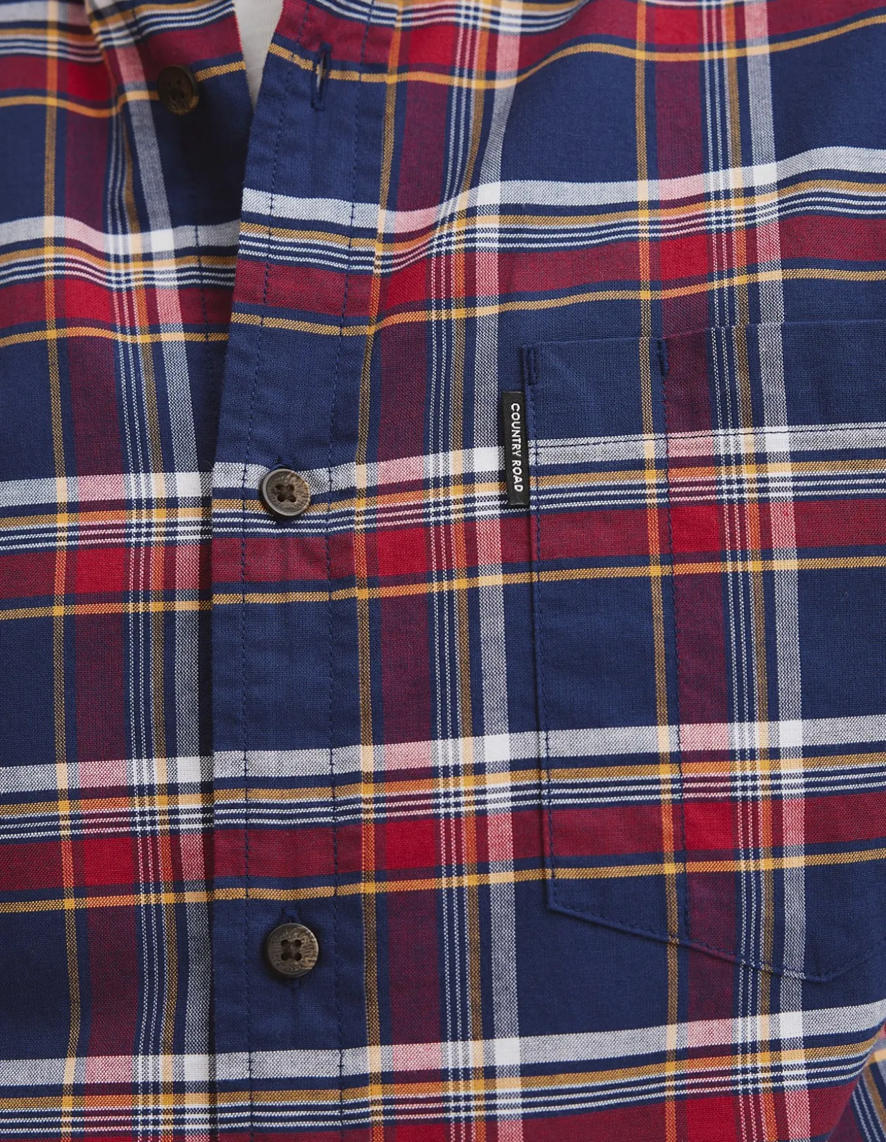 Australian Long Sleeve Regular Fit Good Earth Cotton Check Shirt