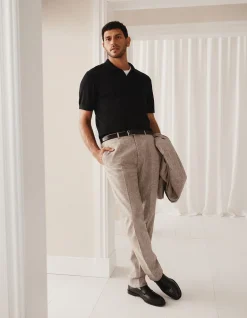 Australian Merino Short Sleeve Trophy Knit Polo