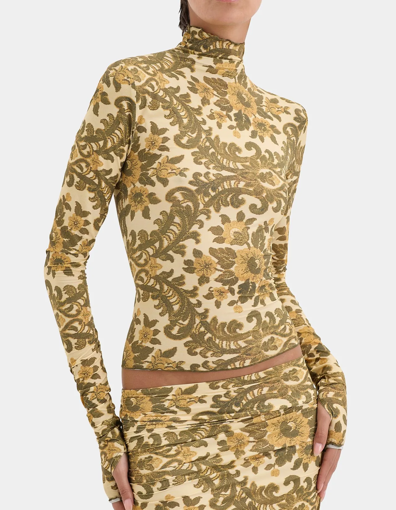 Aventine Floral Long Sleeve Top