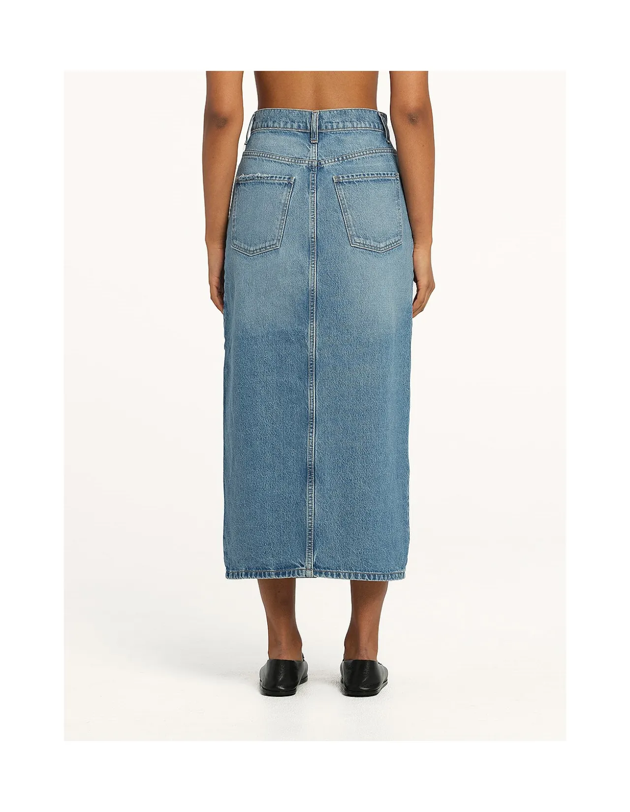 Avery Midi Denim Skirt