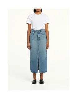 Avery Midi Denim Skirt