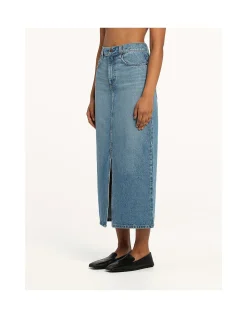 Avery Midi Denim Skirt