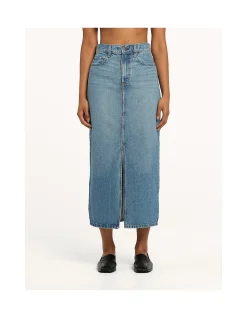 Avery Midi Denim Skirt