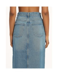 Avery Midi Denim Skirt
