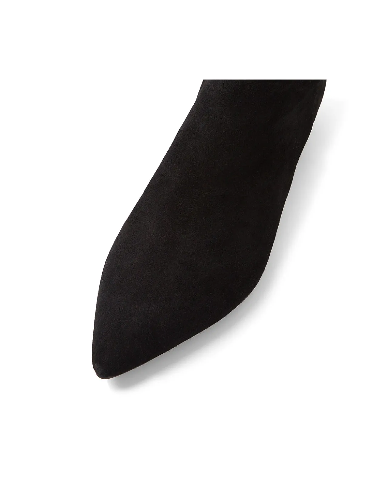Axey Pointed Toe Suede Knee High Boots