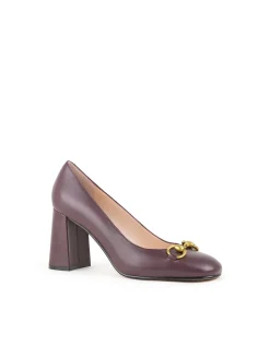 BAILEY85 BLOCK HEEL PUMP WITH TRIM