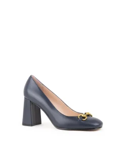 BAILEY85 BLOCK HEEL PUMP WITH TRIM