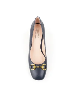 BAILEY85 BLOCK HEEL PUMP WITH TRIM