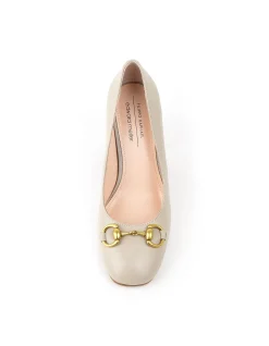 BAILEY85 BLOCK HEEL PUMP WITH TRIM