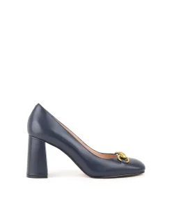 BAILEY85 BLOCK HEEL PUMP WITH TRIM