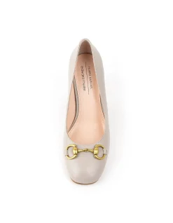 BAILEY85 BLOCK HEEL PUMP WITH TRIM