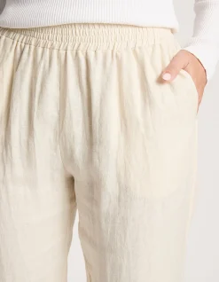 Bajau Soft Washed Linen Tapered Pant