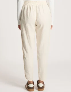 Bajau Soft Washed Linen Tapered Pant