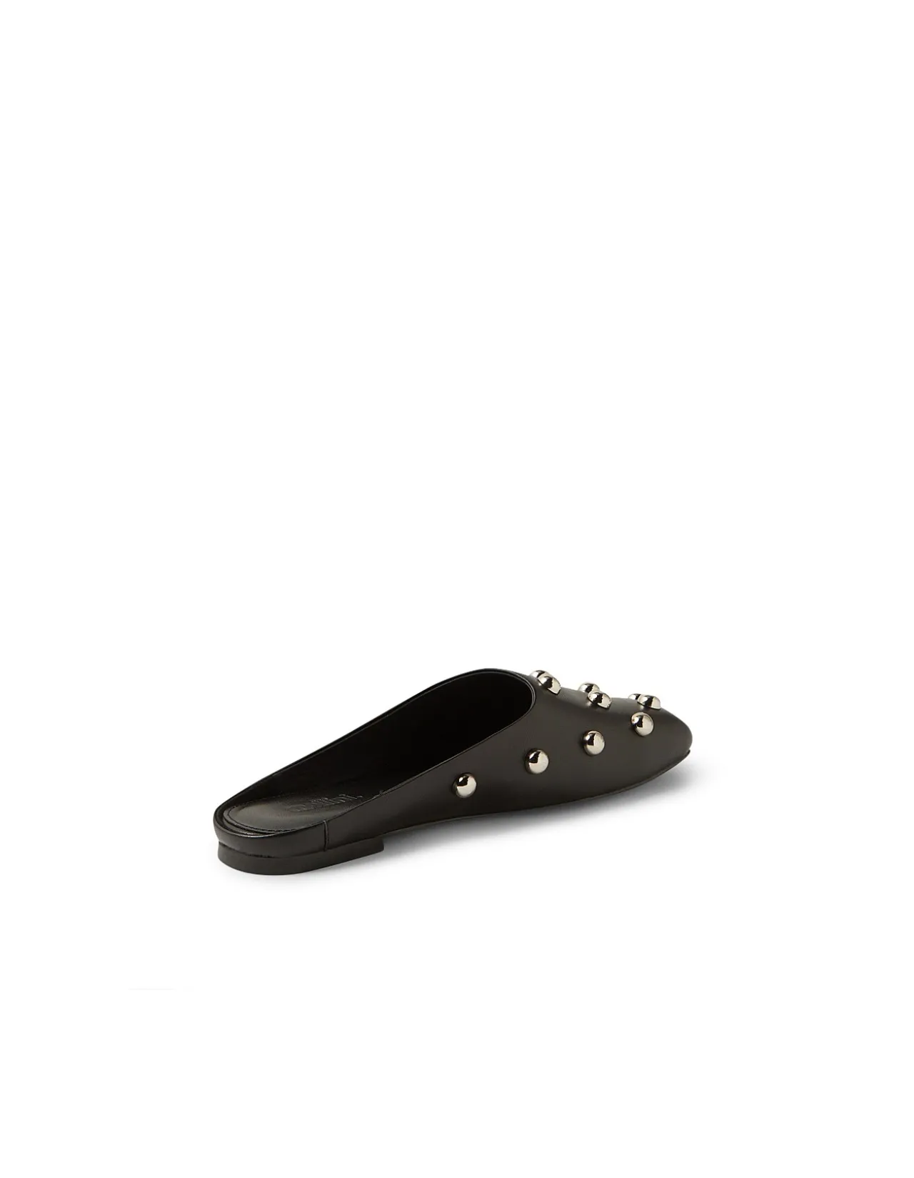 Balora Studded Leather Mule Flats