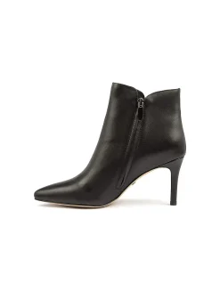 Bambina Pointed Heel Leather Ankle Boots