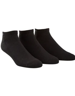 Bamboo Blend Cushioned Liner Socks 3 Pack
