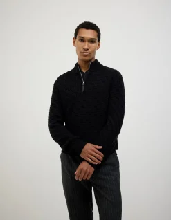Barker Quarter Zip Knit