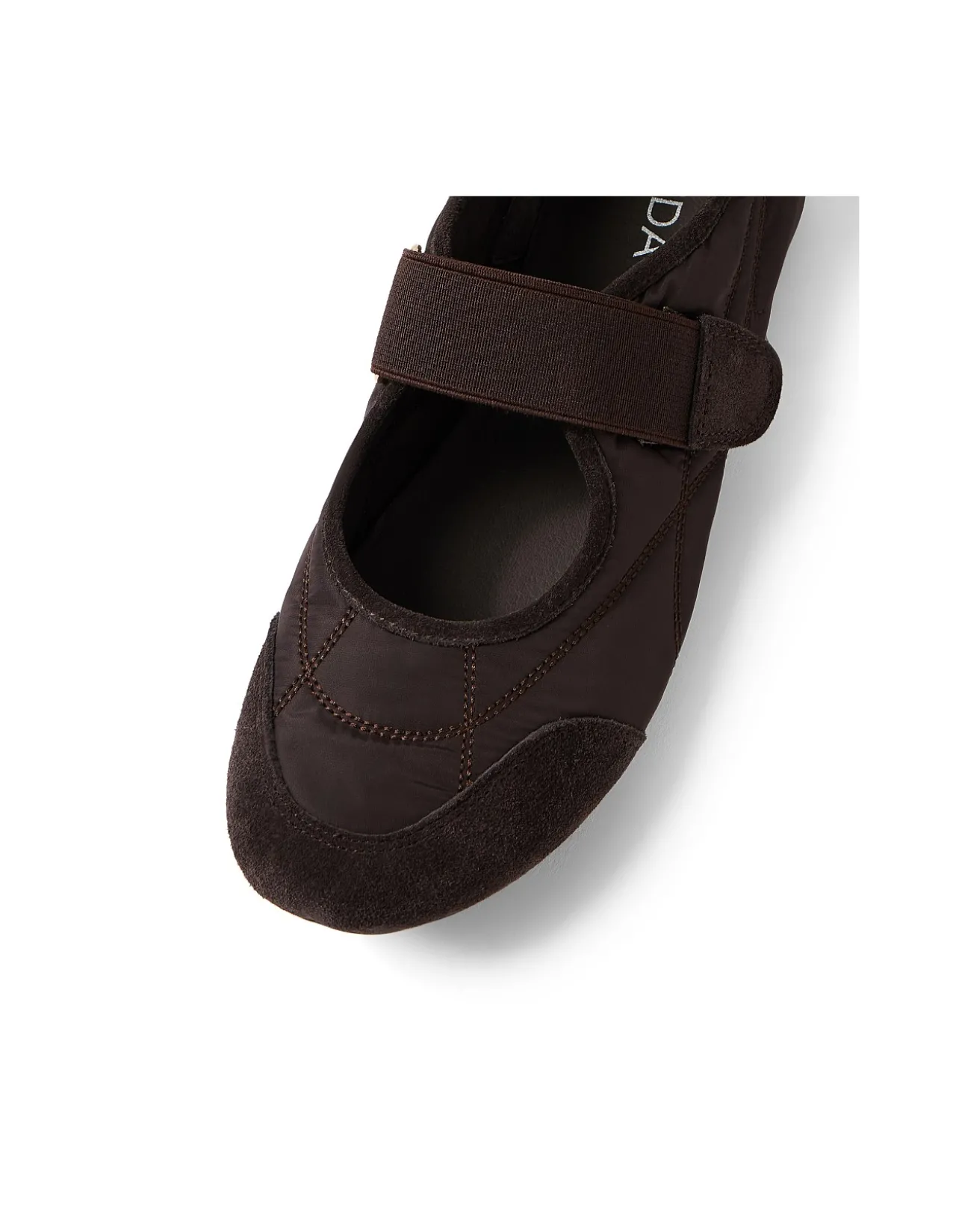 Battu Elastic Strap Mary Jane Flats