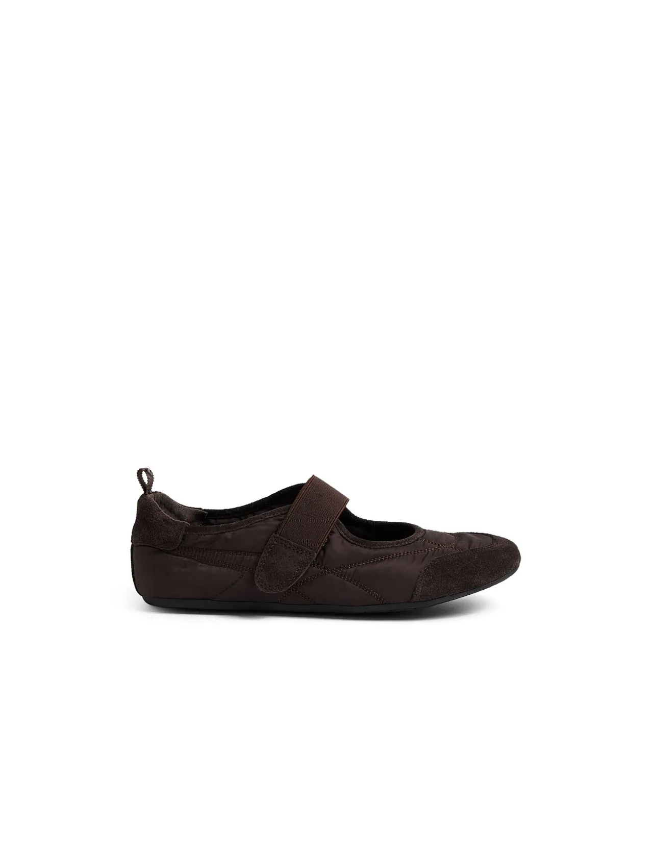 Battu Elastic Strap Mary Jane Flats