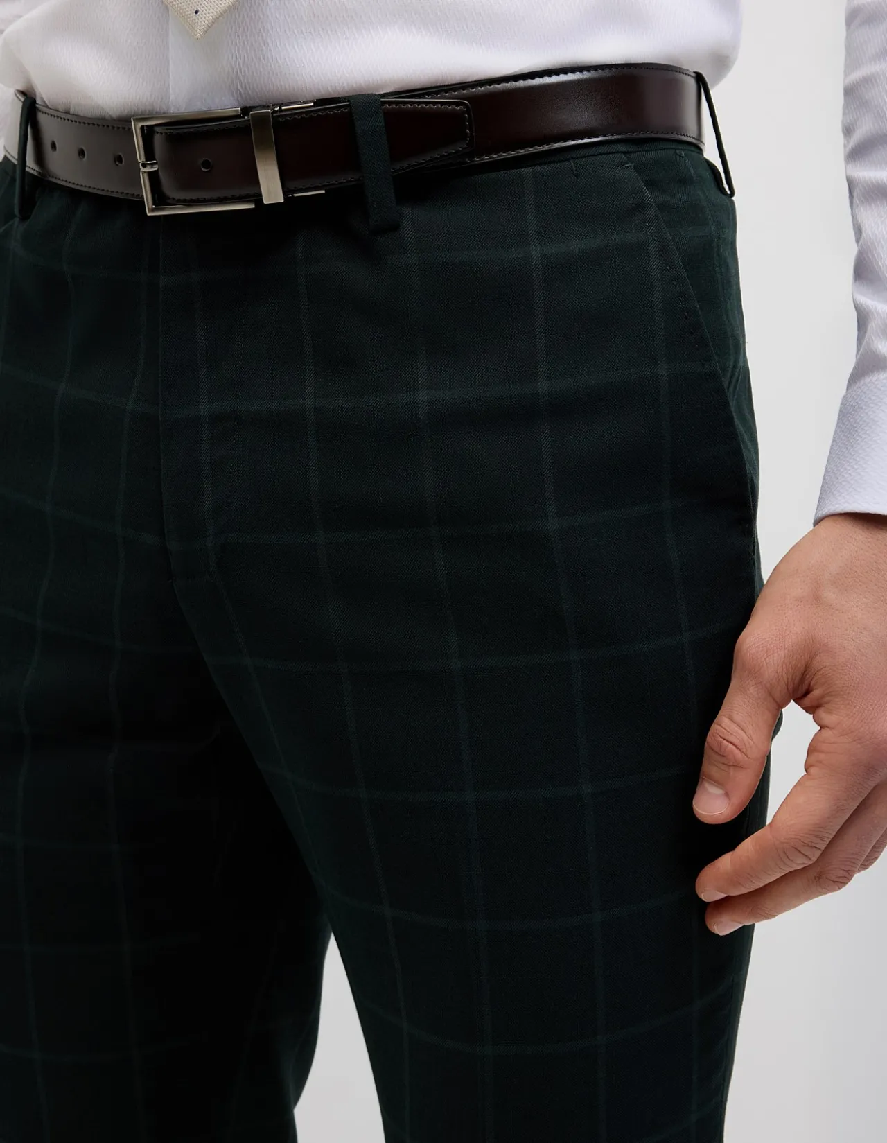 Baxter Windowpane Tailored Pant