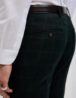 Baxter Windowpane Tailored Pant