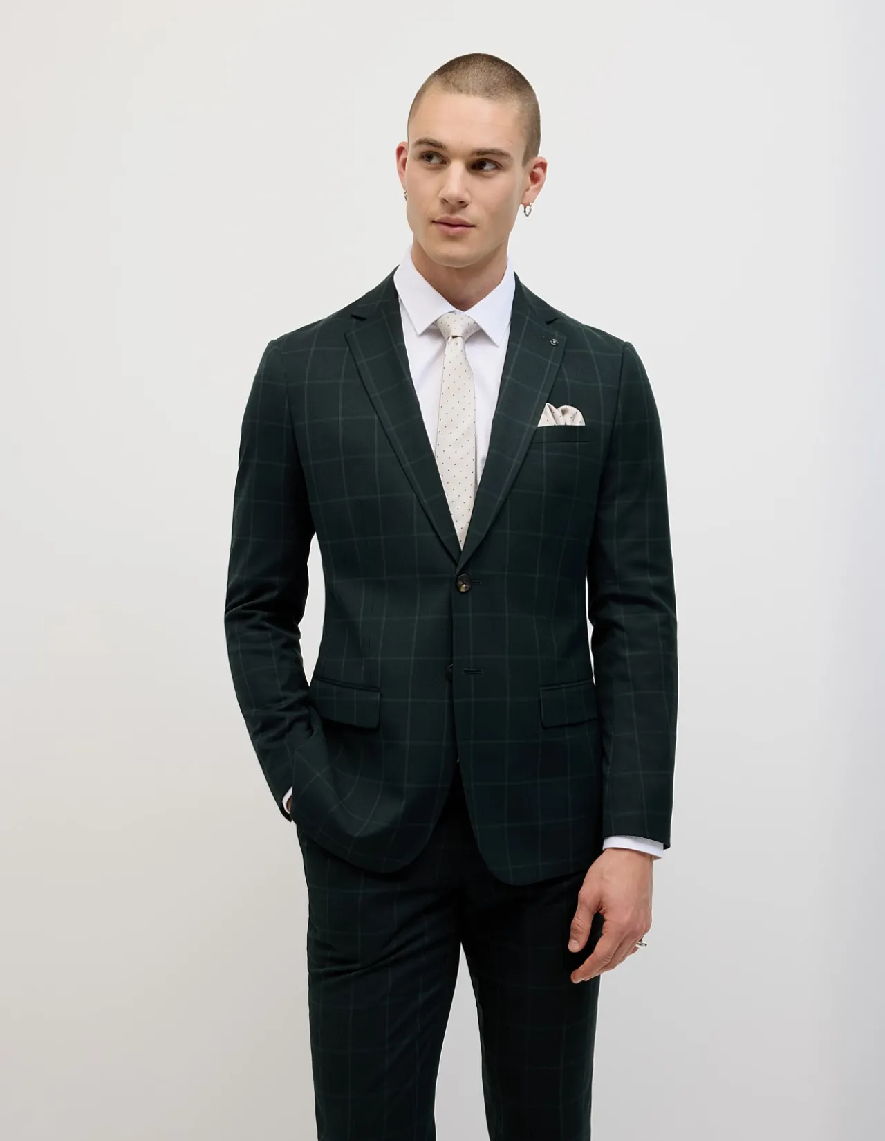 Baxter Windowpane Tailored Jacket