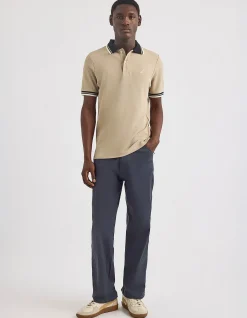 BAYER PIQUE POLO SHIRT LATTE