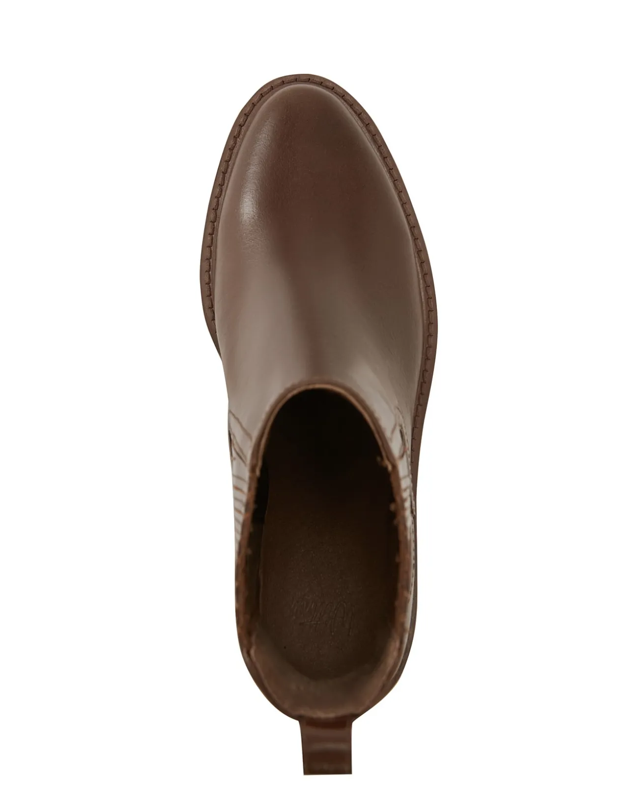 Baylee Oak Leather Ankle Boot