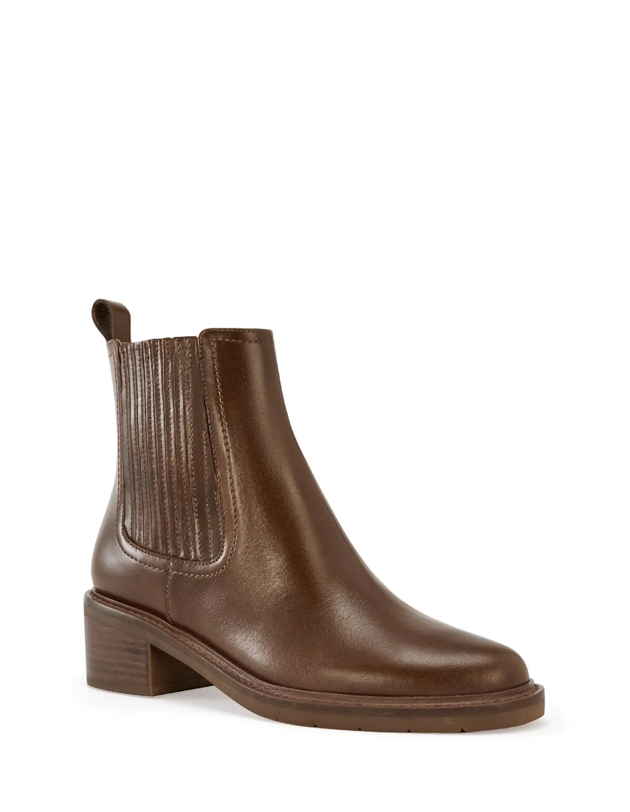 Baylee Oak Leather Ankle Boot