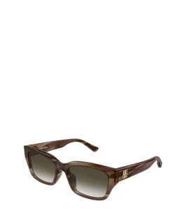 BB0480SK BROWN RECTANGLE SUNGLASSES