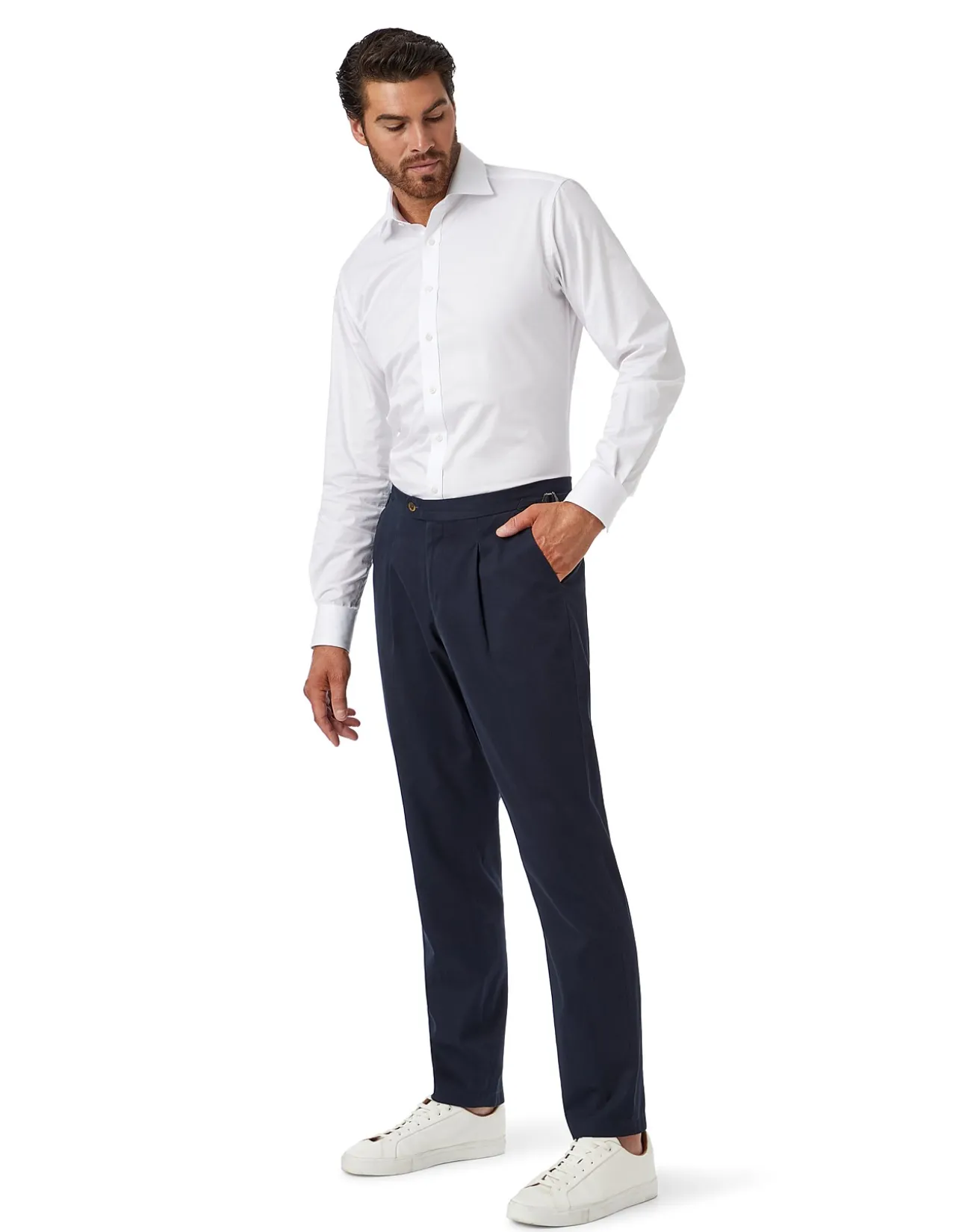 BEACHMERE RIBBED COTTON TROUSER