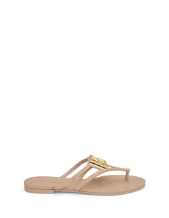 Beachwear Logo Hardware Thong Sandals
