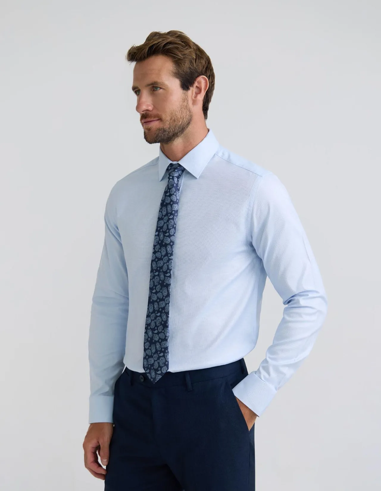 BECKTON SLIM FIT COTTON SHIRT