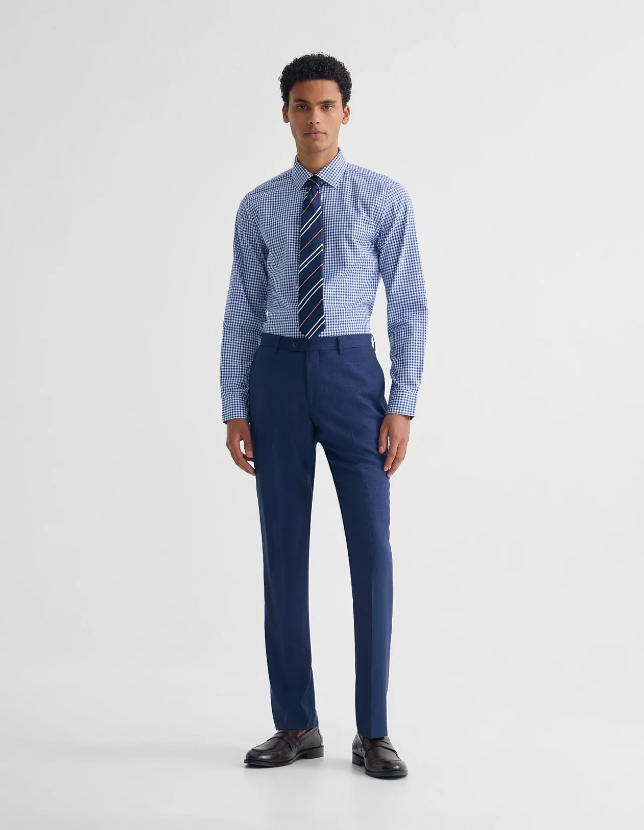 BECKTON SLIM FIT CHECKED SKIRT