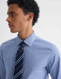 BECKTON SLIM FIT CHECKED SKIRT