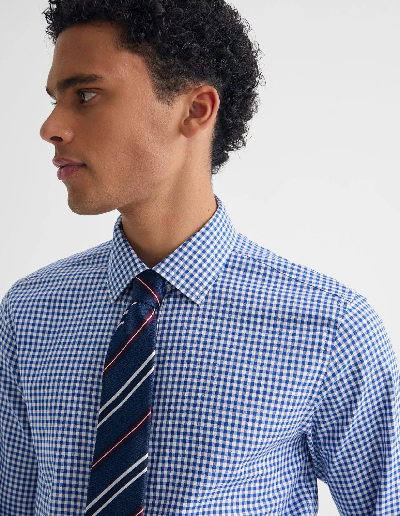 BECKTON SLIM FIT CHECKED SKIRT