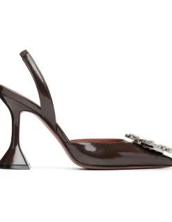 BEGUM MESH SLING 95 CL HEEL CRYSTAL BUCKLE