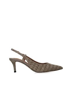 Belgravia Sling Back Gold Heels