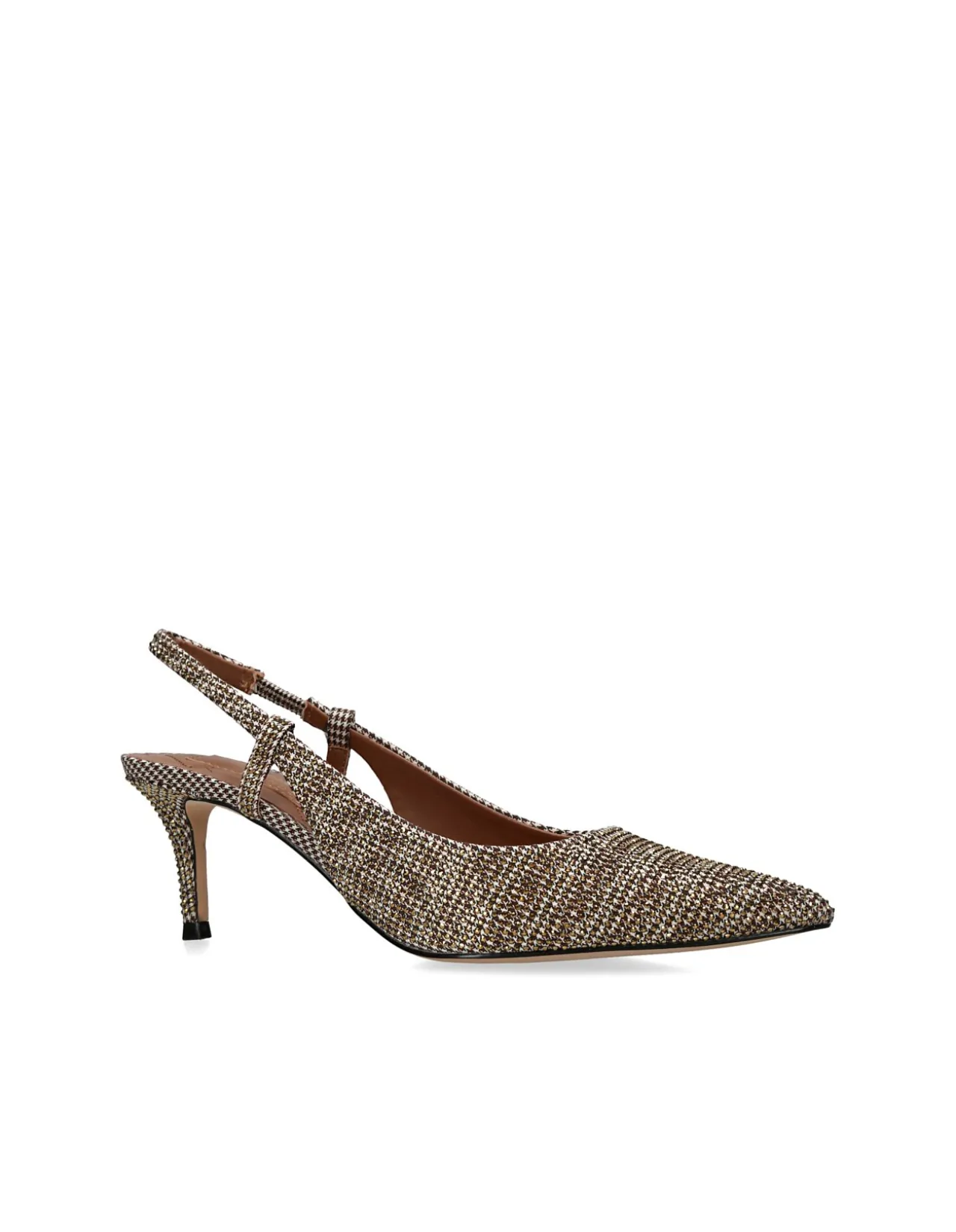 Belgravia Sling Back Gold Heels